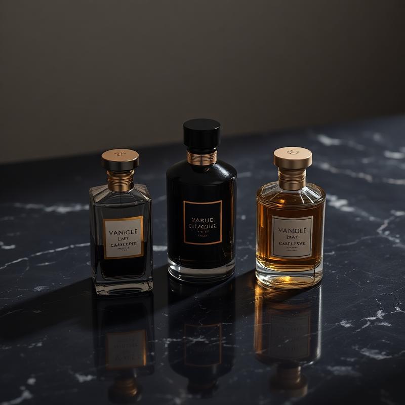 Luxury fragrance bottle detail