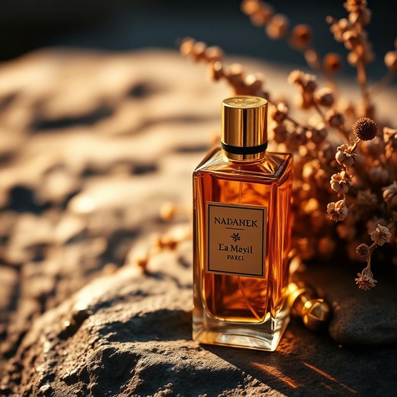 Luxury fragrance bottle detail