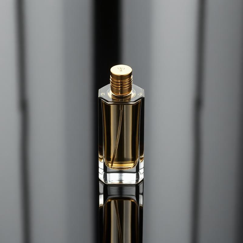 Luxury fragrance bottle detail